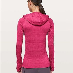 Lululemon Pink Rest Less Hoodie